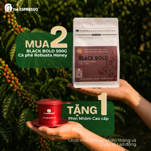 BLACKBOLD | Robusta Honey Đăk Lăk - Cà phê pha phin đậm đà