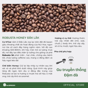 ROBUSTA PREMIUM - RO HONEY - CƯ M'GAR, ĐĂK LĂK - FOR COFFEE SHOP