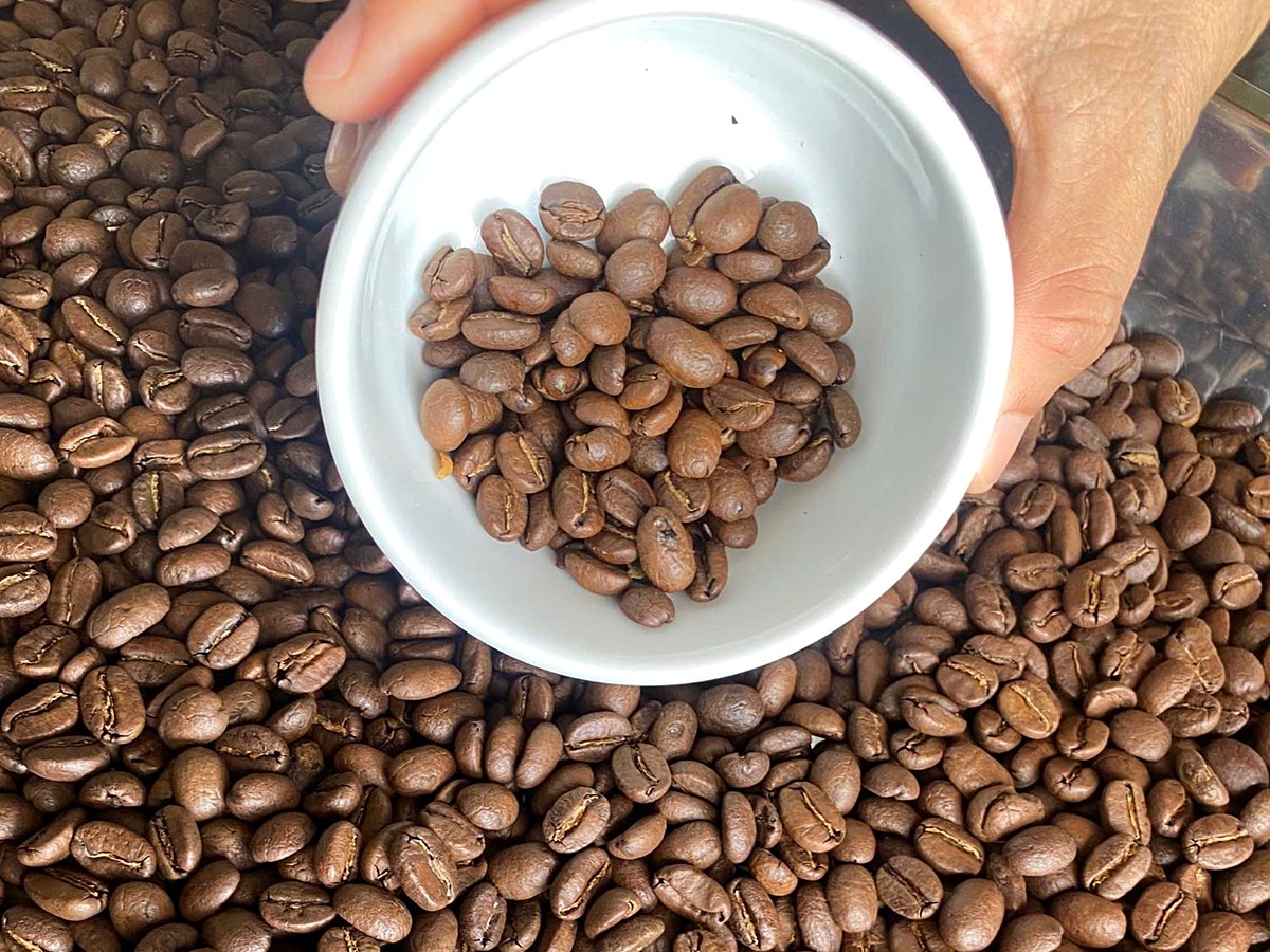 Hạt cà phê Arabica rang vừa