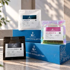 Set quà Tết 01 Hải trình cà phê Việt Nam – ANCHOR, SEA BREEZE, OCEAN SWELL